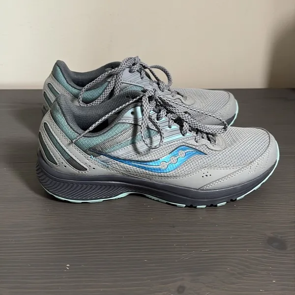 Saucony Women's Sneakers Cohesion Tr15 Running Shoe Gray Blue Size‎ 8 S 10707-15 - Image 6