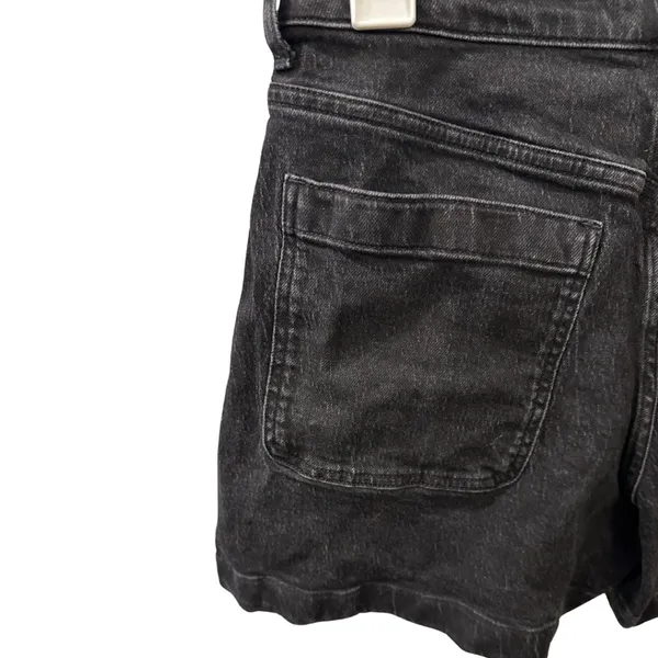 Madewell Curvy High Rise Black Sailor Shorts (Size 29) - Image 8