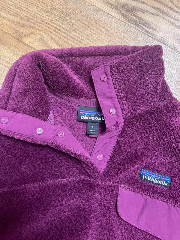 Re-Tool Snap T-Fleece Pullover Purple - Image 2