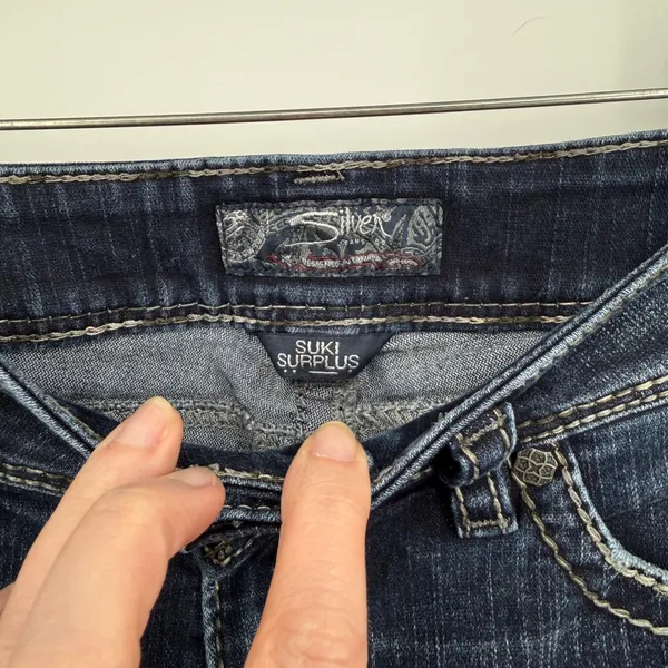 Silver Jeans Co Suki Surplus Dark Wash Bootcut‎ Jeans Womens W29 L30 Indigo - Image 3