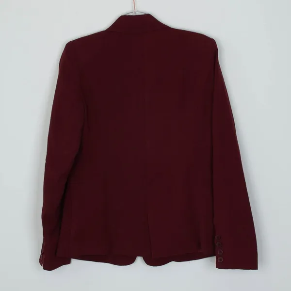 NWT Lulus Womens Suit and Score Single Breasted Blazer Size M Red Preppy‎ Career - Image 7