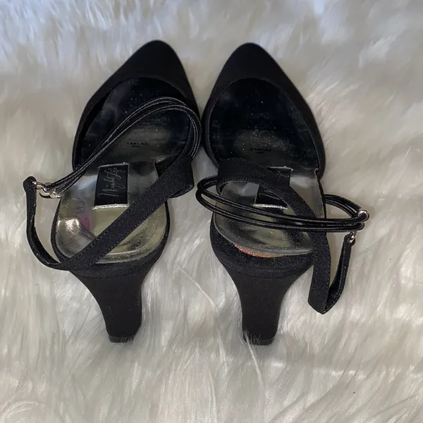 NightLife Black Heels Size 8 - Image 3