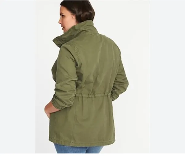 Old Navy Twill Field Jacket sz M - Image 2