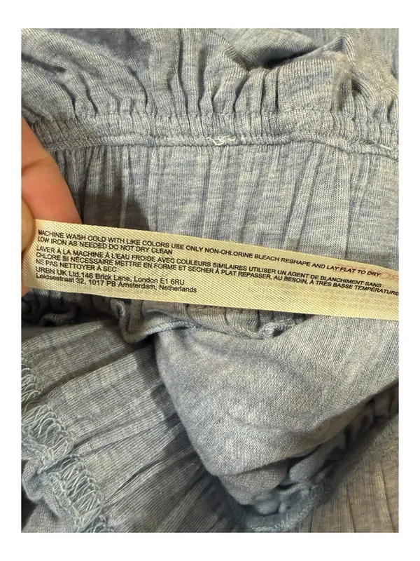 Free People Intimately Dream State Lounge Shorts XL Soft Chambray Blue NWT - Image 9
