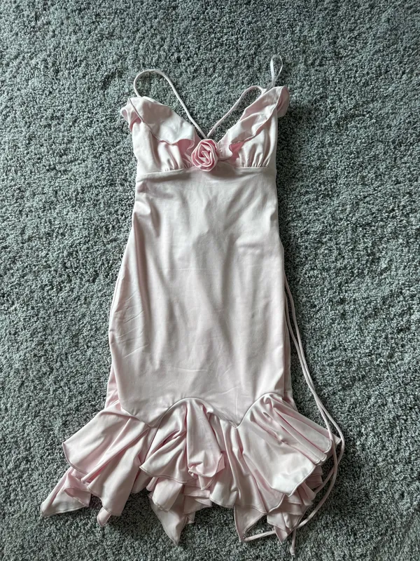 NWT hello molly rose light pink mini dress - Image 2