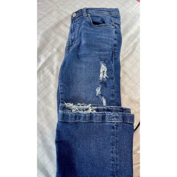 Kensie Jeans Vintage Luxe Distressed Flare/Bell Bottom Jeans - Size 8/29 - Image 12