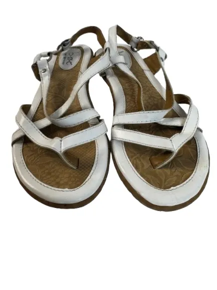 Born concept Women's White Strappy Sandals - Image 2