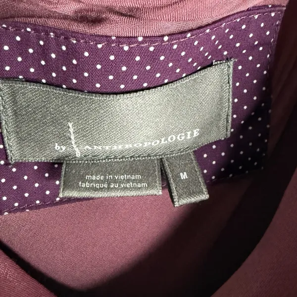 Anthropologie The Elyse Slip Satin Midi Dress Size M Mauve Pink - Image 10