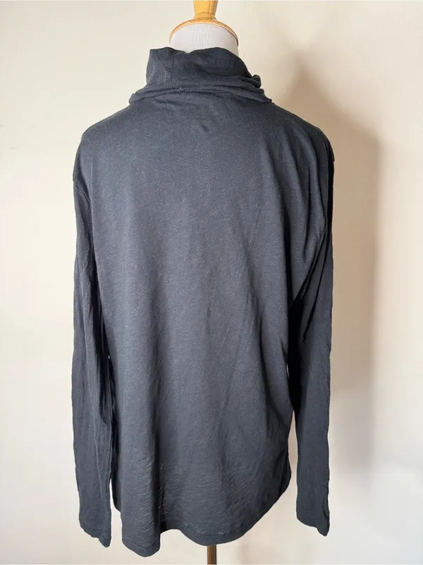 Madewell Black Whisper Cotton Turtleneck - Image 7