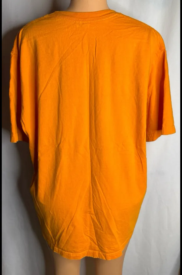 Halloween graphic print t shirt Orange Size XXL - Image 4