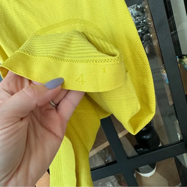 Lululemon Swiftly Tech Tank Top workout tee Sonic mustard racerback soleil - Image 3
