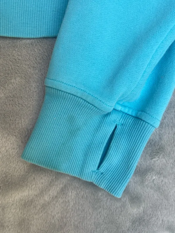 Lululemon Scuba Oversized Half‑Zip Hoodie Cropped Tidal Teal Activewear XS/S - Image 11