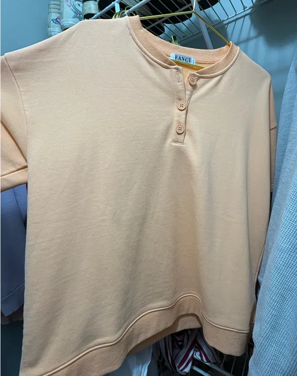 Fancy half button short sleeve & mini shorts  - Image 2