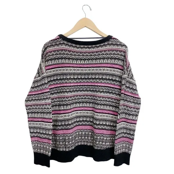 Coincedence and Chance Anthropologie Women's Large Geometric‎ Print Sweater - Image 7