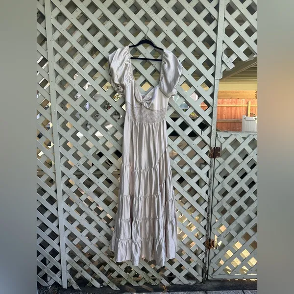 Free people Sundrenched Silky Maxi Dress - Image 5