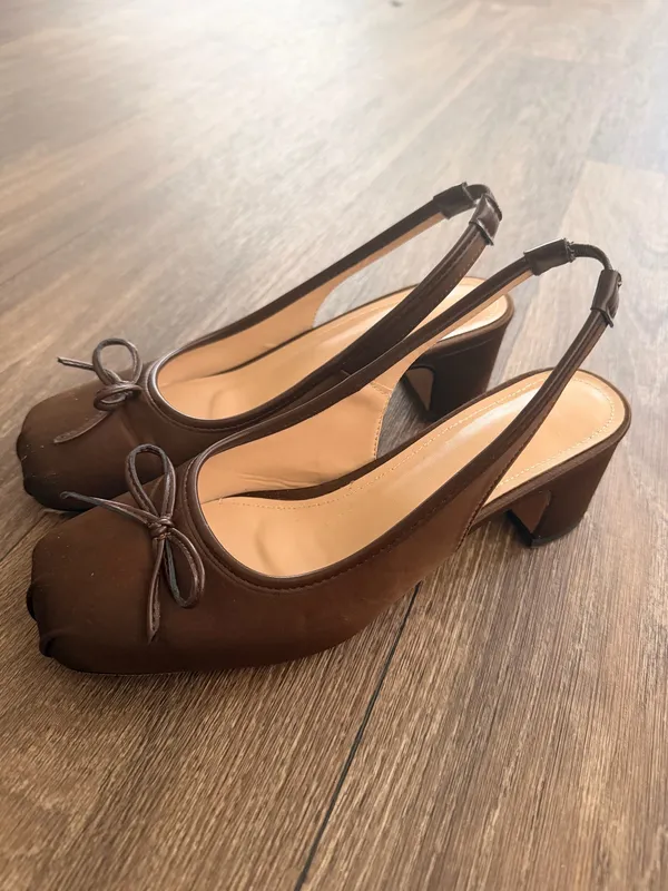 Brown satin square - Image 2