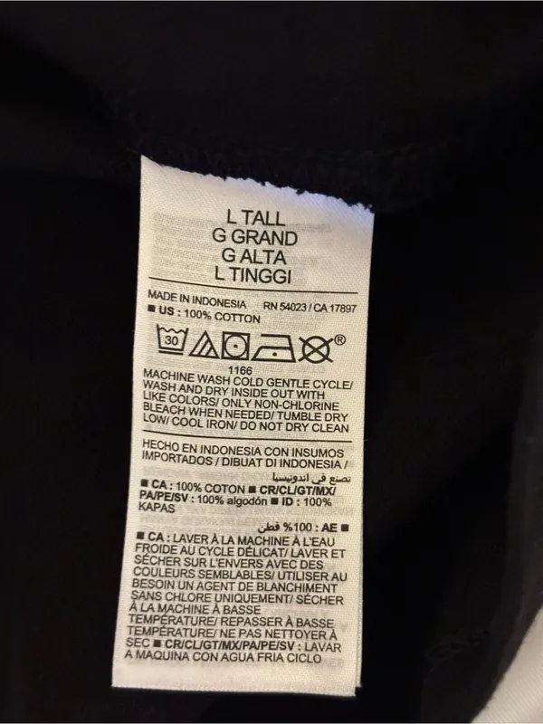Old Navy Tall Large Black Sleeveless Tank Shift Dress 100% Cotton - Image 3