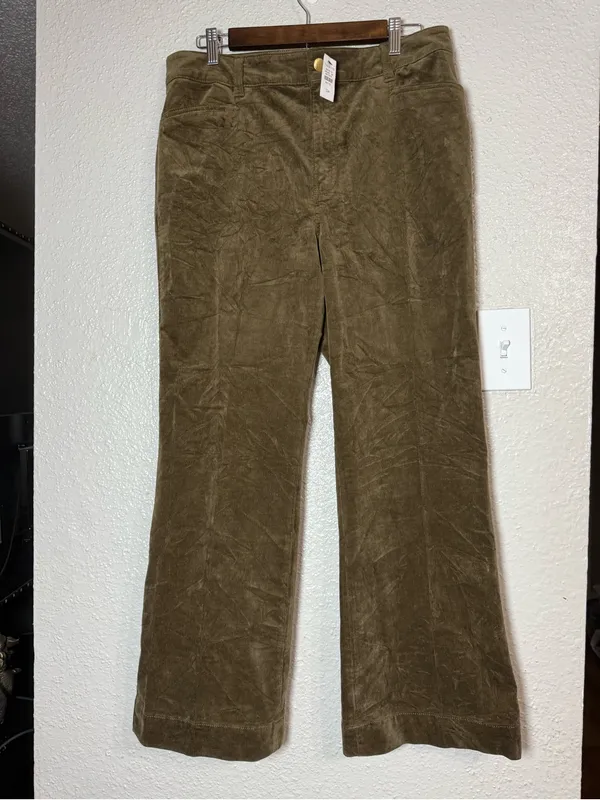 NWT talbots corduroy pants size 12 petite brown - Image 2