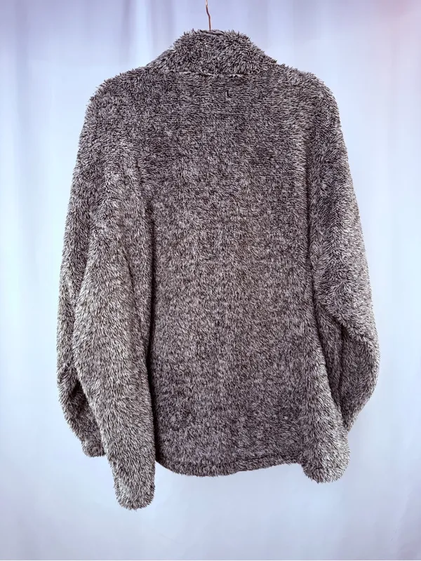 Disney Parks Full Zip Plush Fleece Jacket in Gray White‎ Size 3X - Image 5
