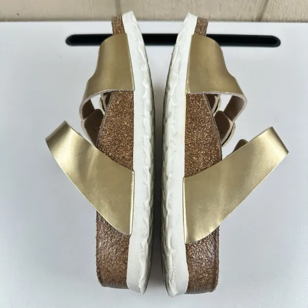 Birkenstock Betula Leo Soft Footbed Women's EU 38/US 7 Metallic Gold Birko-Flor - Image 5