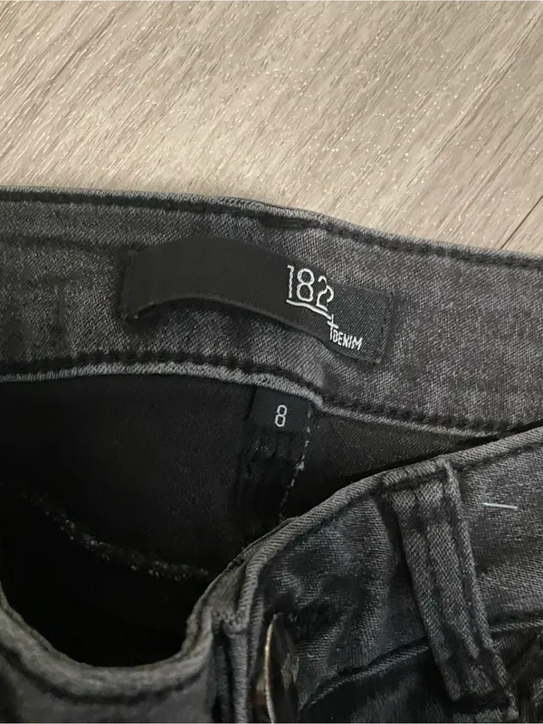 1822 Denim Women’s Black Wide Leg Jeans - Image 2