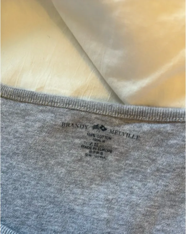brandy melville grey top - Image 2