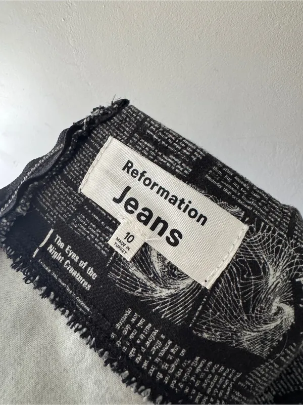 Reformation‎ Jeans Raya Style Zine Denim Bustier Top - Image 6
