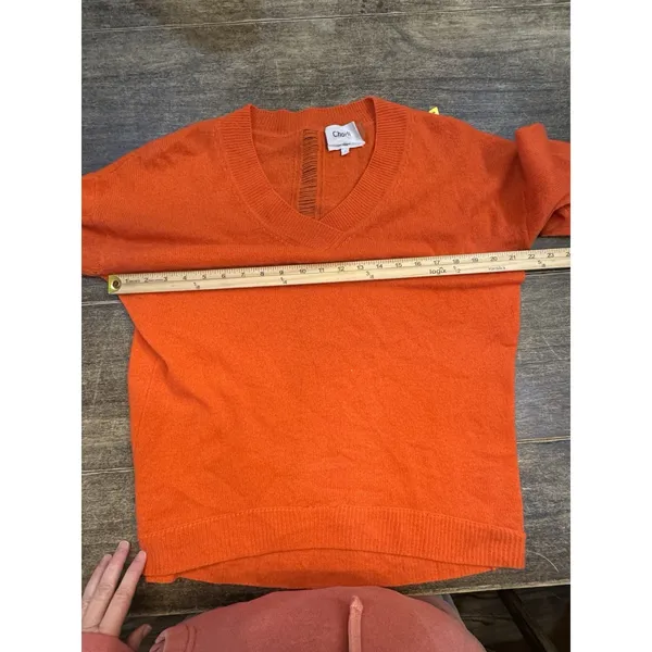 Charli Womens Jumper Sweater Size Small 100%‎ Cashmere Pullover Buttons V Neck - Image 7