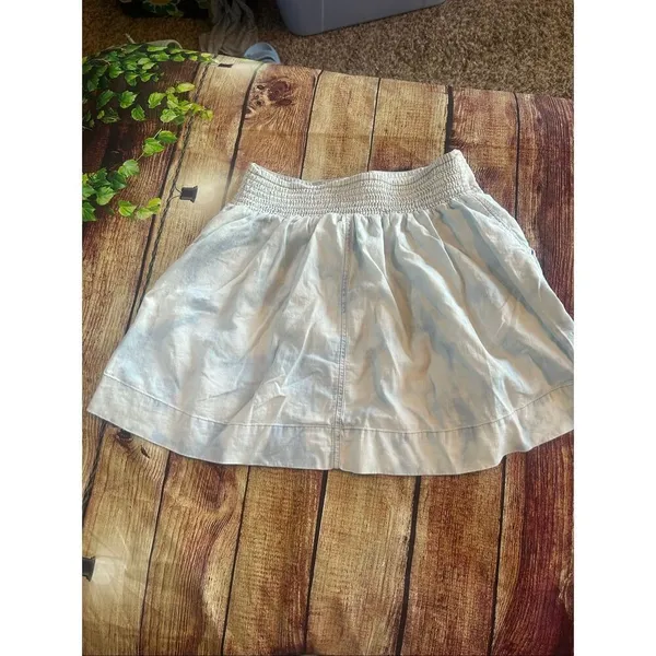 American Eagle Denim Skirt Pockets Size M - Image 2