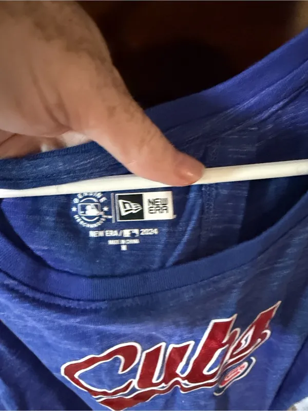 Chicago Cubs New Era Women's Space-Dye Active Tank Top- Royal - Image 5
