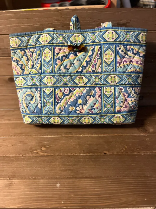 Vera Bradley Tote 14 x 10 lite blue women's handbag - Image 2