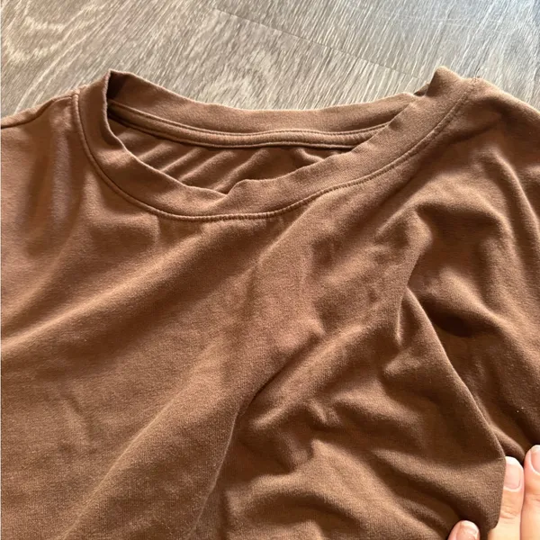 Short Sleeve Brown Bodysuit Size XL - Image 4