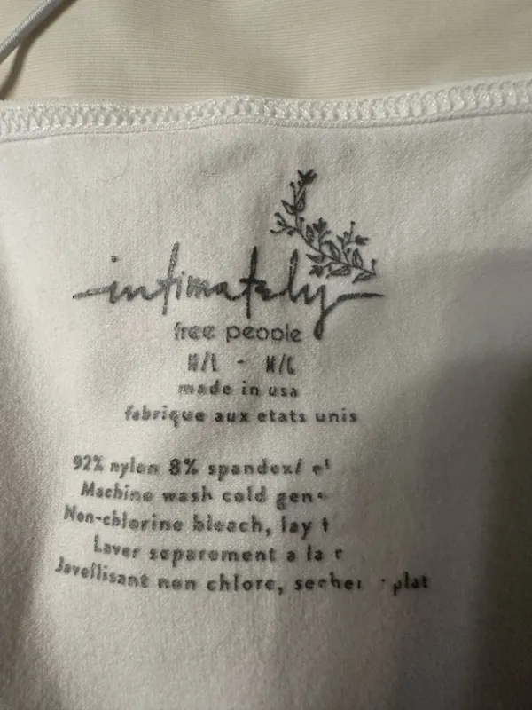 Intimately by Free People White Brami Seamless Cami - NWOT - Size M/L - Image 6