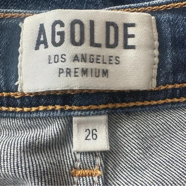 Agolde Roxanne Super High Rise Skinny Jeans Women’s 26 High Waisted Blue - Image 10