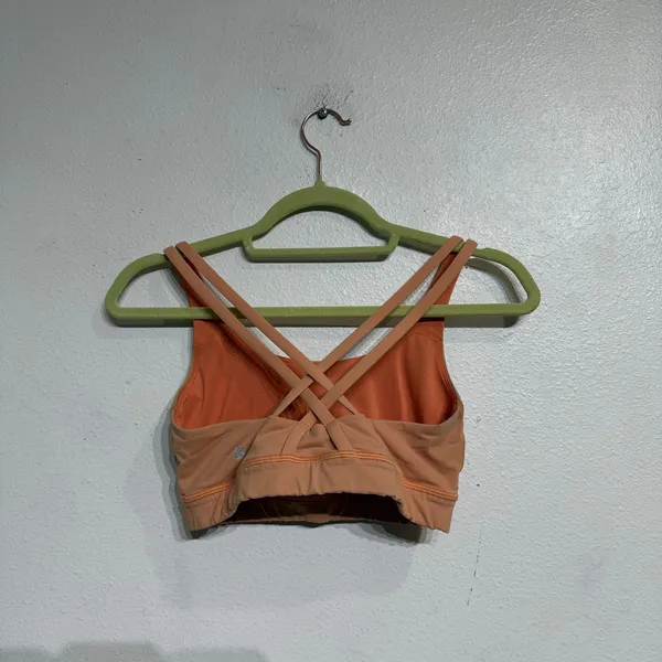 Lululemon Orange Energy Sports Bra Sz 6 - Image 6
