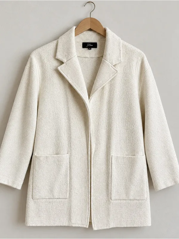 J. Crew 365 Open-Front Long Cardigan 30% merino wool sweater - Image 2