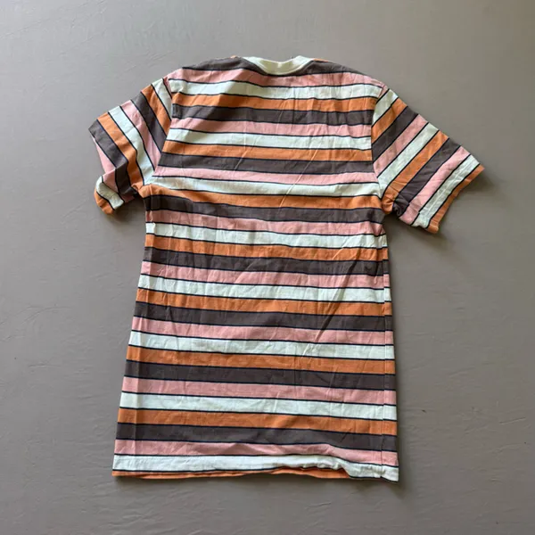 Nike Sportswear Club Striped T-Shirt - Image 2