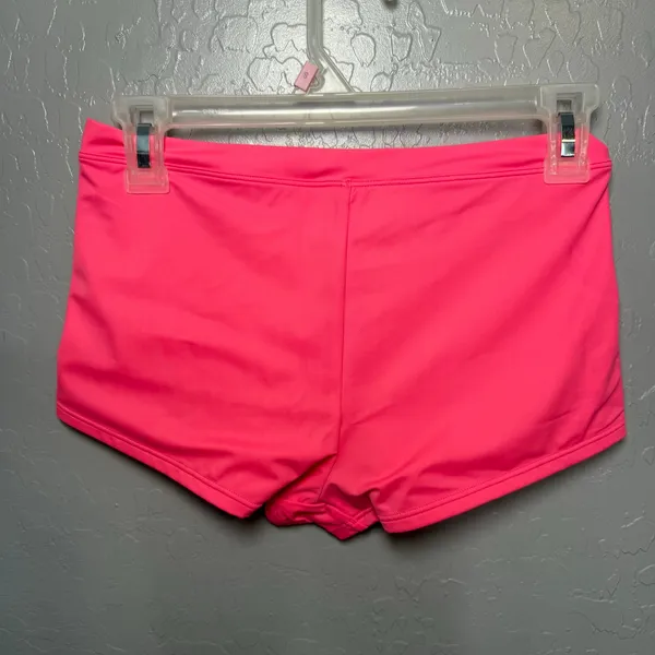 Fabletics Pink Punch Neon Swim Shorts Booty Short Cut Board Bottoms Small S - Image 2