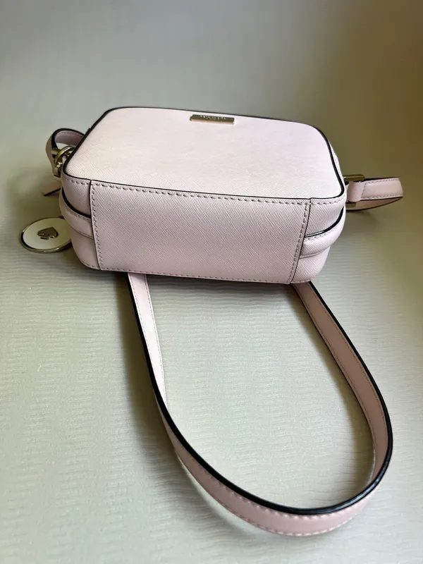 Kate Spade Newbury Lane Cammie Crossbody Leather Bag Dusty Peony Pink NWOT - Image 6