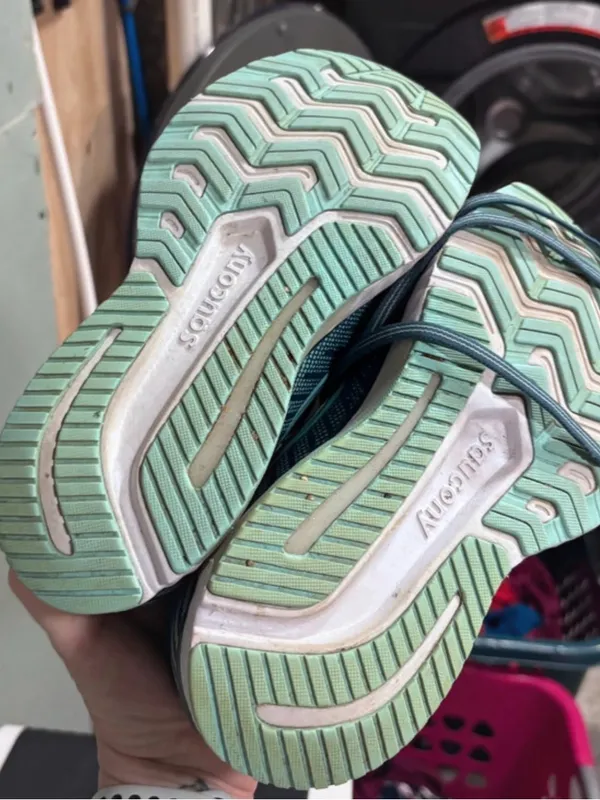 Saucony Teal-Blue Women's Running Sneakers - Image 6