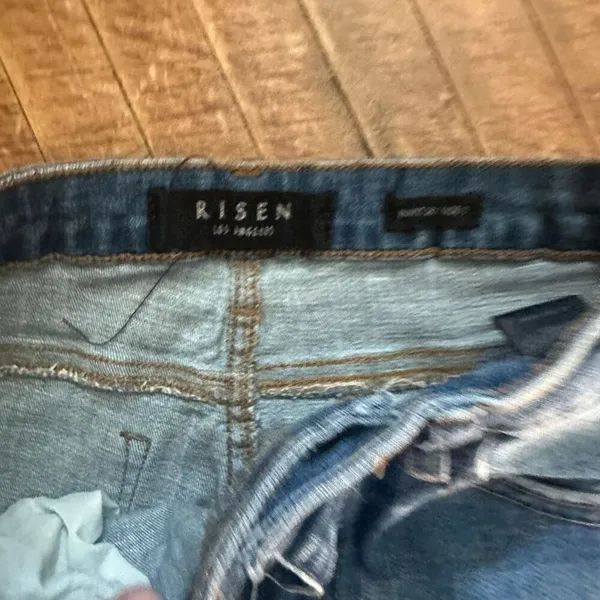 Risen distressed 26/3 straight leg boutique normcore jeans - Image 2