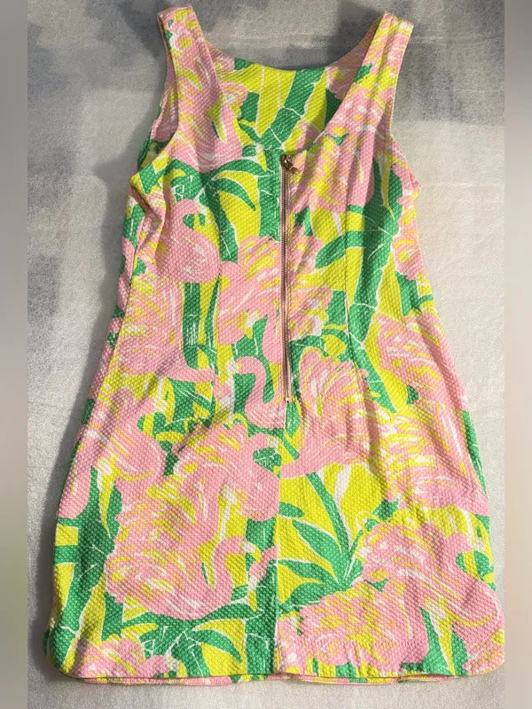 Lilly Pulitzer Pink Label Top with Green and Yellow Trim - Image 7