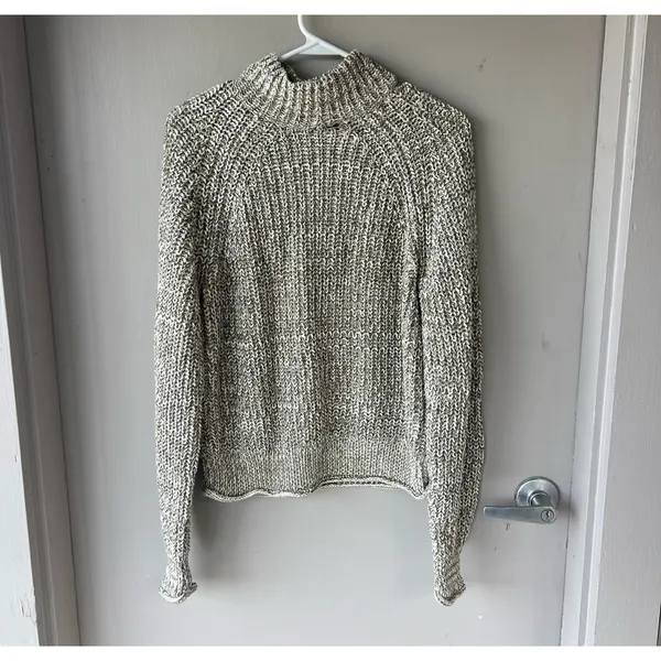 Madewell Knit Marled Cotton Mockneck Sweater - Image 2