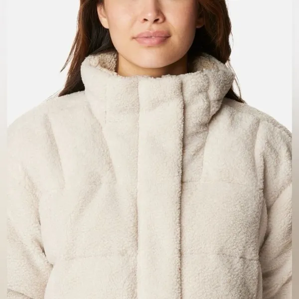 Columbia Sherpa Teddy Cozy Ruby Falls Jacket Down Puffer Coat Sz 1X‎ XL $240 - Image 2