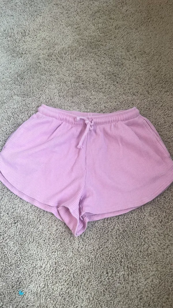 waffle shorts Pink Size XS - Image 2