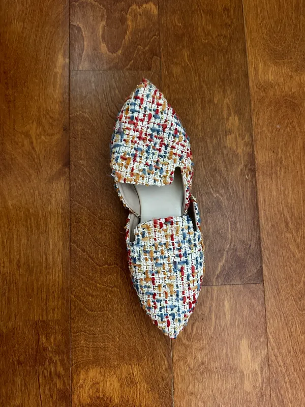 Multicolor tweed mule Multiple Size 8.5 - Image 4