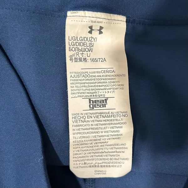Under Armour ‎ Heatgear Blue Golf Tennis Skort Athletic Shorts Pockets Size L - Image 4