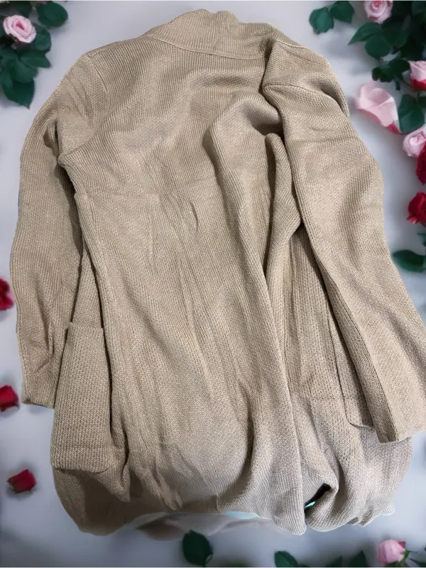 Duster Swater Tan Size L - Image 3
