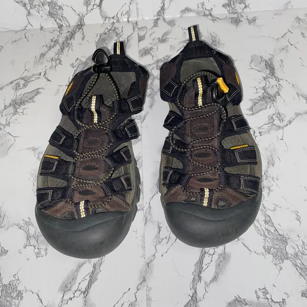 KEEN Black Brown Newport H2 Water Shoes Sandals Women's Size 7* - Image 2