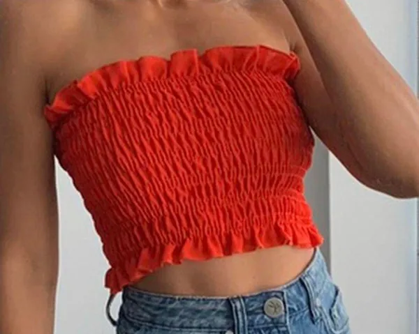 Kendall & Kylie Red Tube Top - Image 2